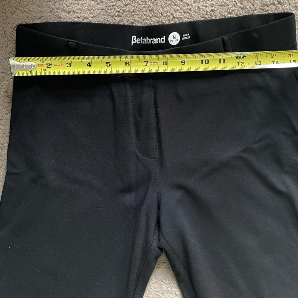 Classic Bold Black Betabrand pants.